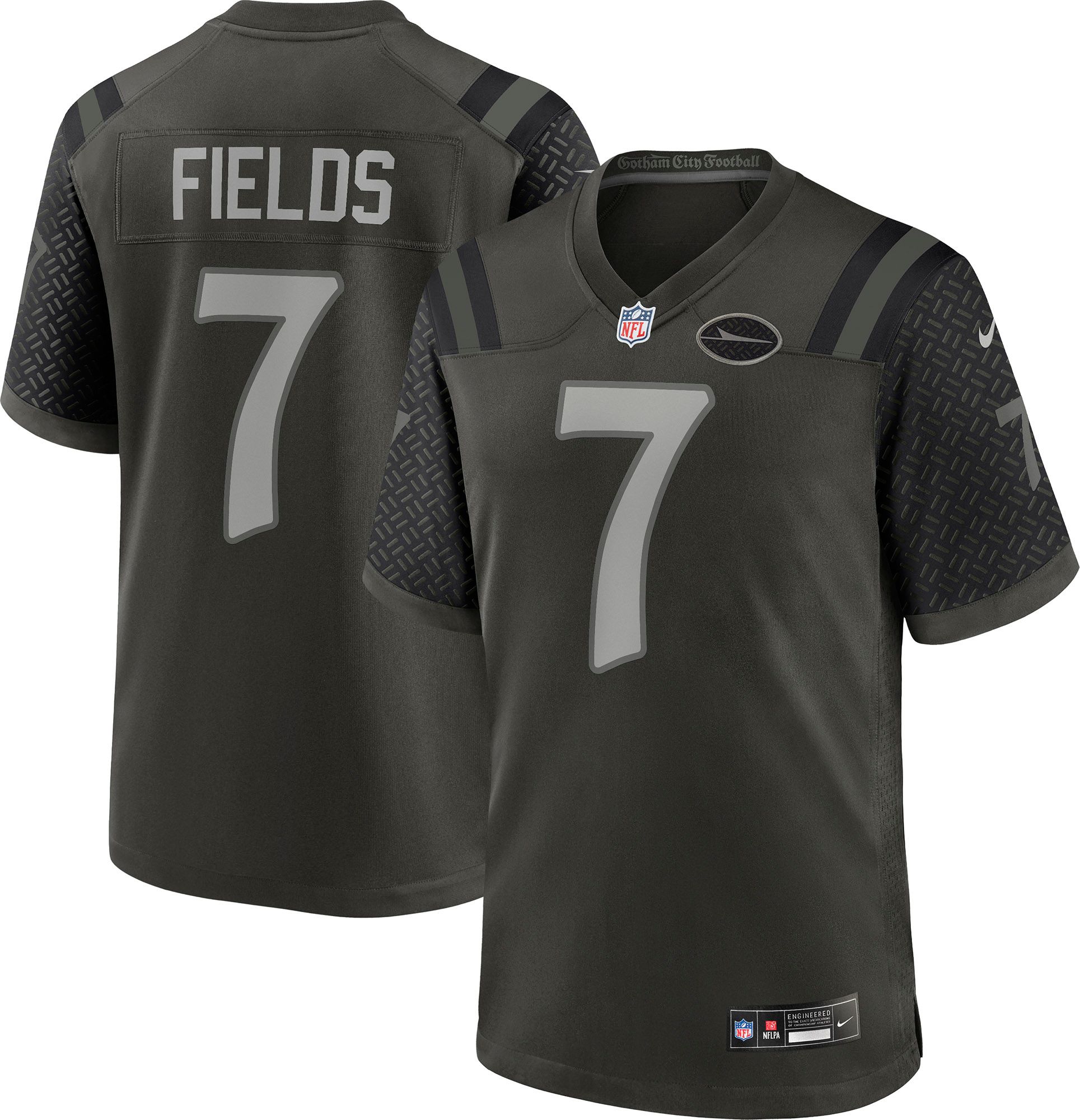 Nike Men's New York Jets Justin Fields #7 NFL Rivalries Game Jersey product image