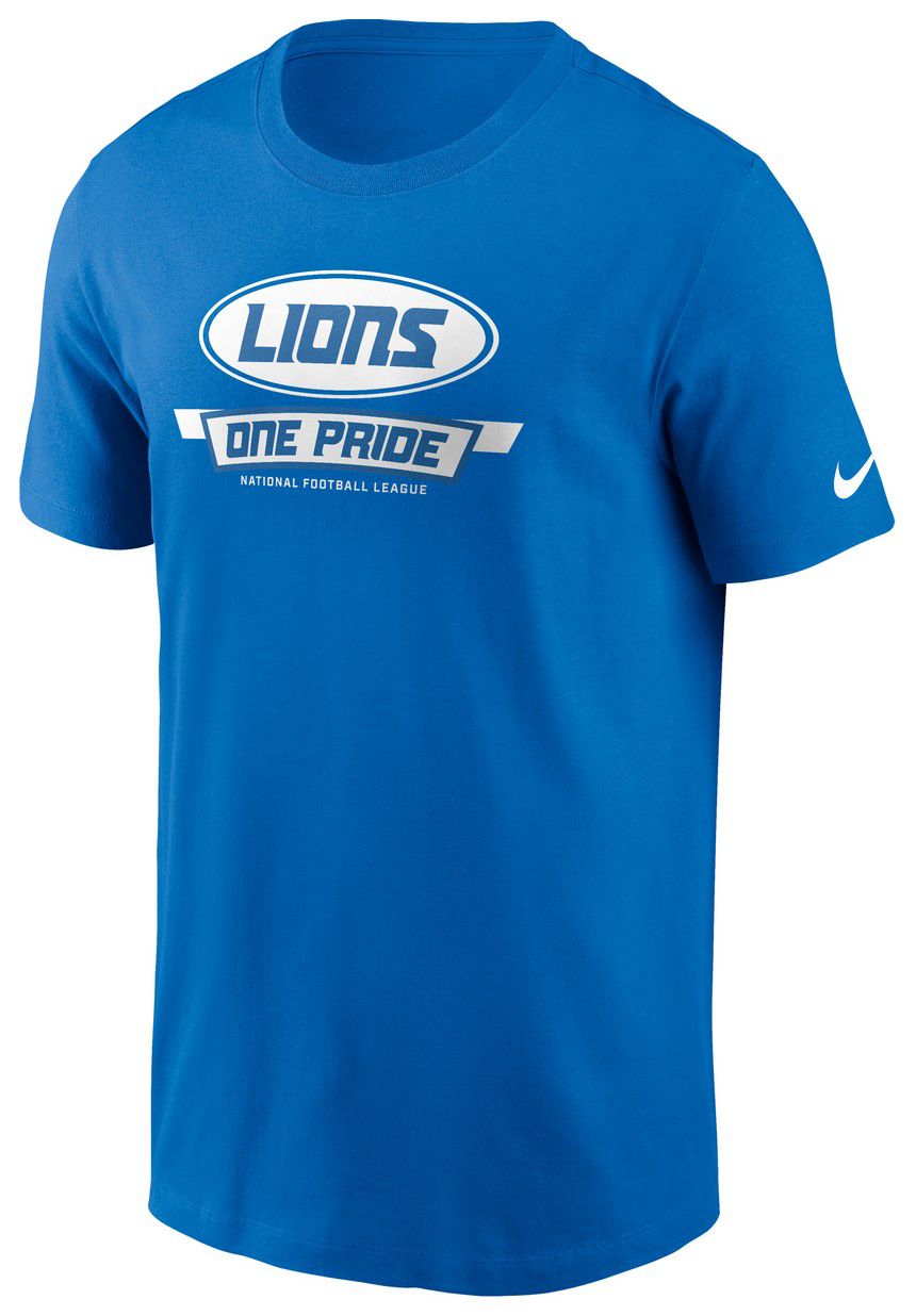 Nike Men's Detroit Lions Cotton Essential Local Blue Spark T-Shirt product image
