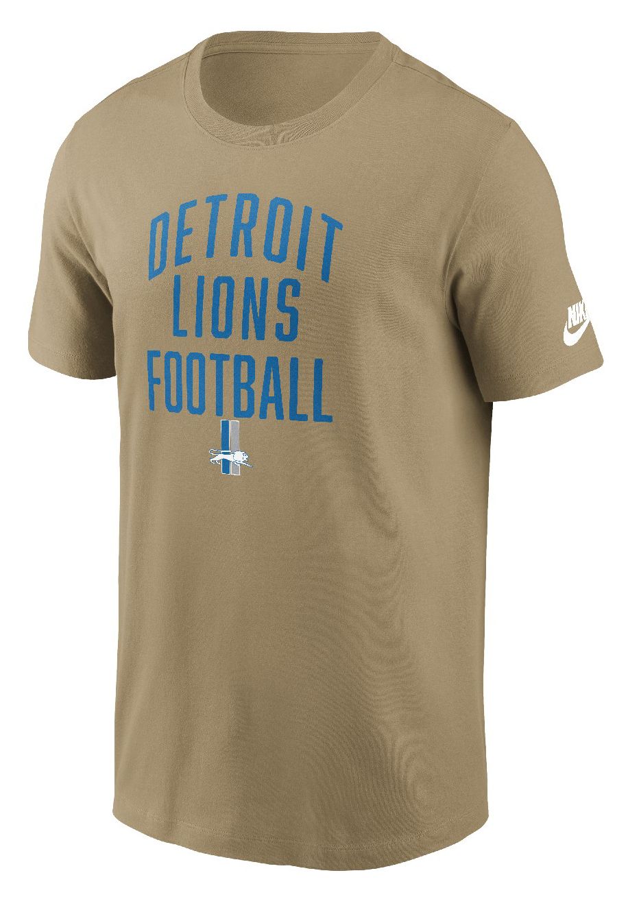 Nike Men's Detroit Lions Parachute Beige Essential T-Shirt product image