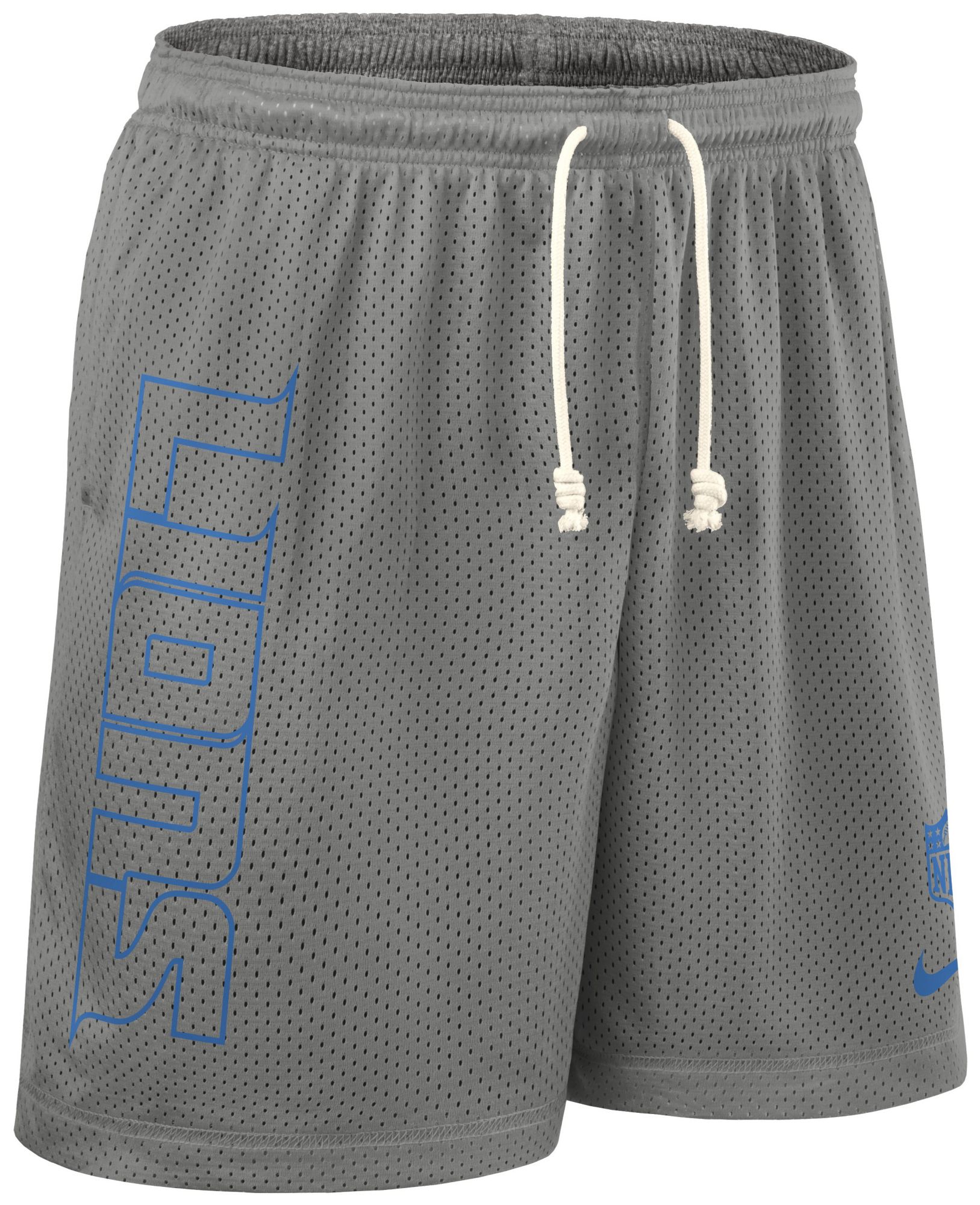 Nike Men's Detroit Lions Dark Steel Grey Reversible Shorts product image