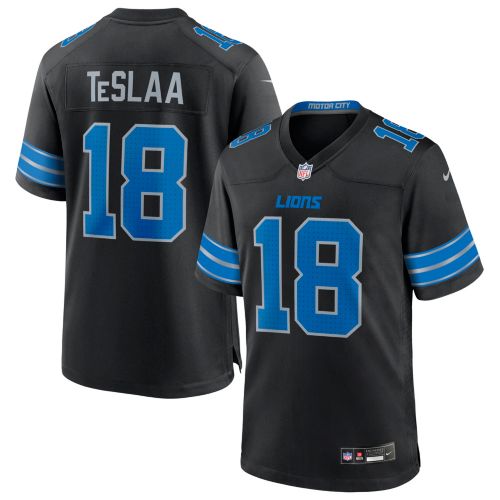 Nike Men's Detroit Lions Jahmyr Gibbs #0 Black Alternate Game