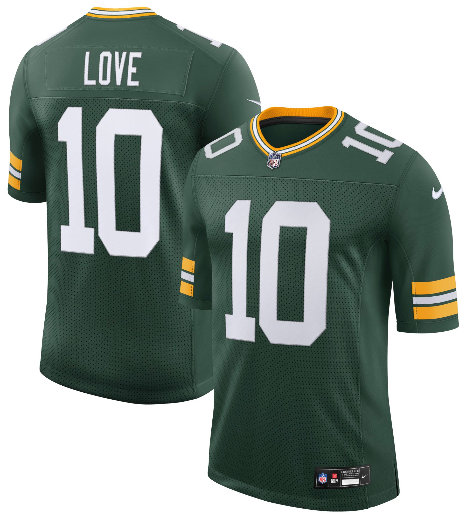 Nike Men's Green Bay Packers Jordan Love #10 Fir Vapor Limited Jersey product image