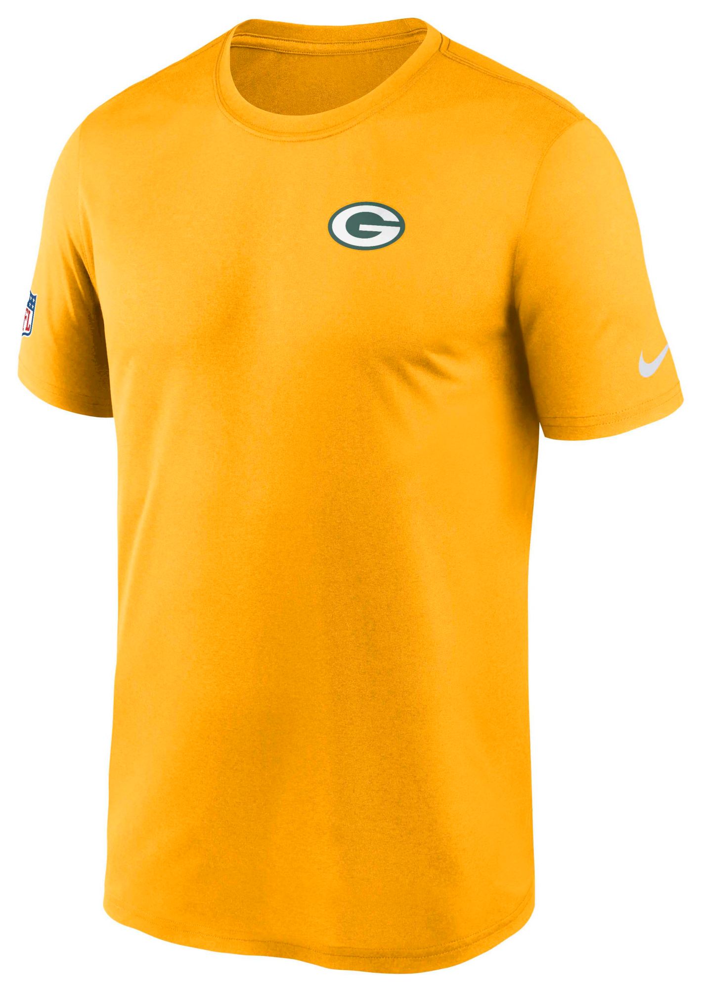 Nike Men's Green Bay Packers University Gold Legend Logo T-Shirt product image