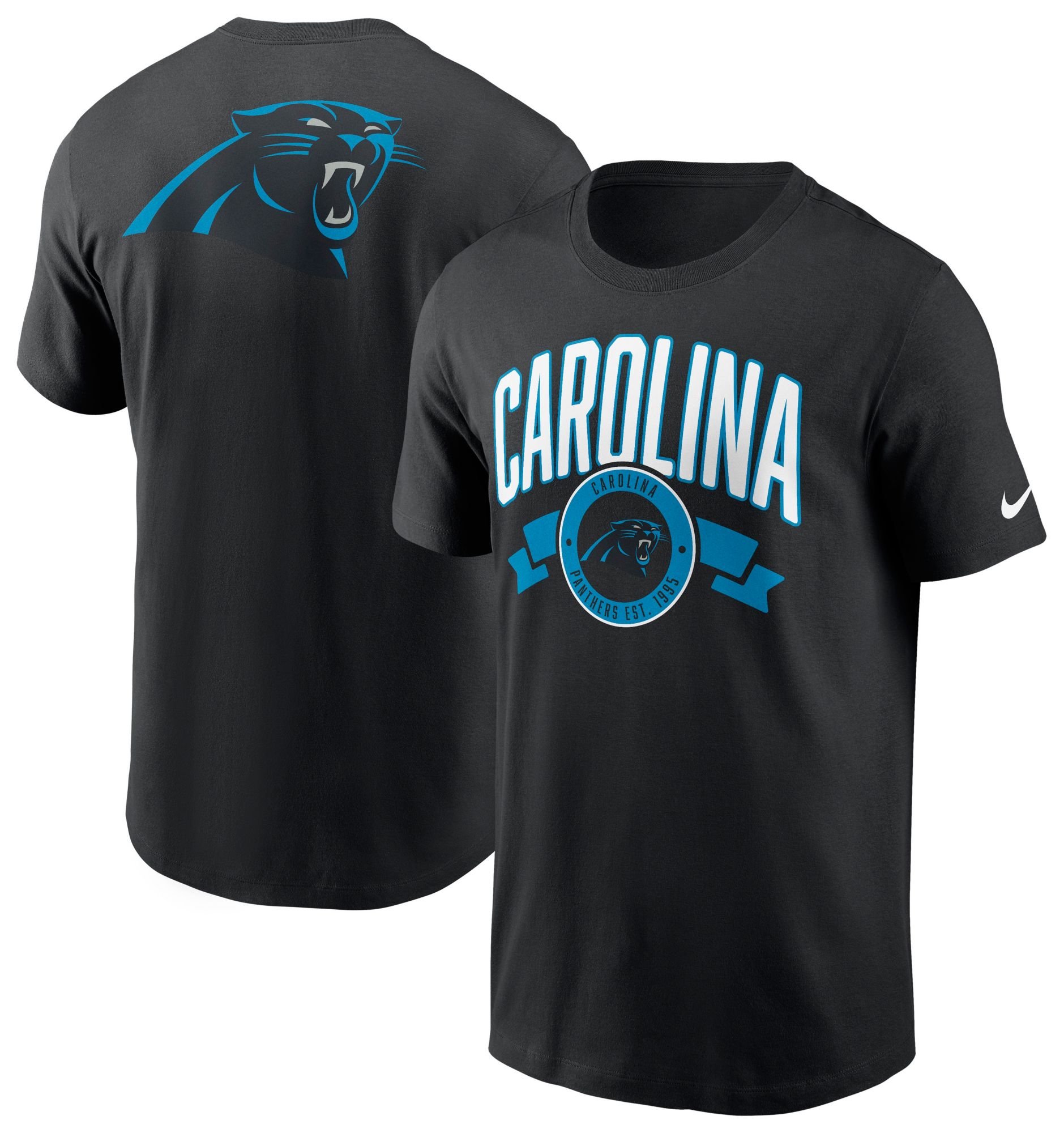 Nike Men's Carolina Panthers Black Rewind Patch T-Shirt product image