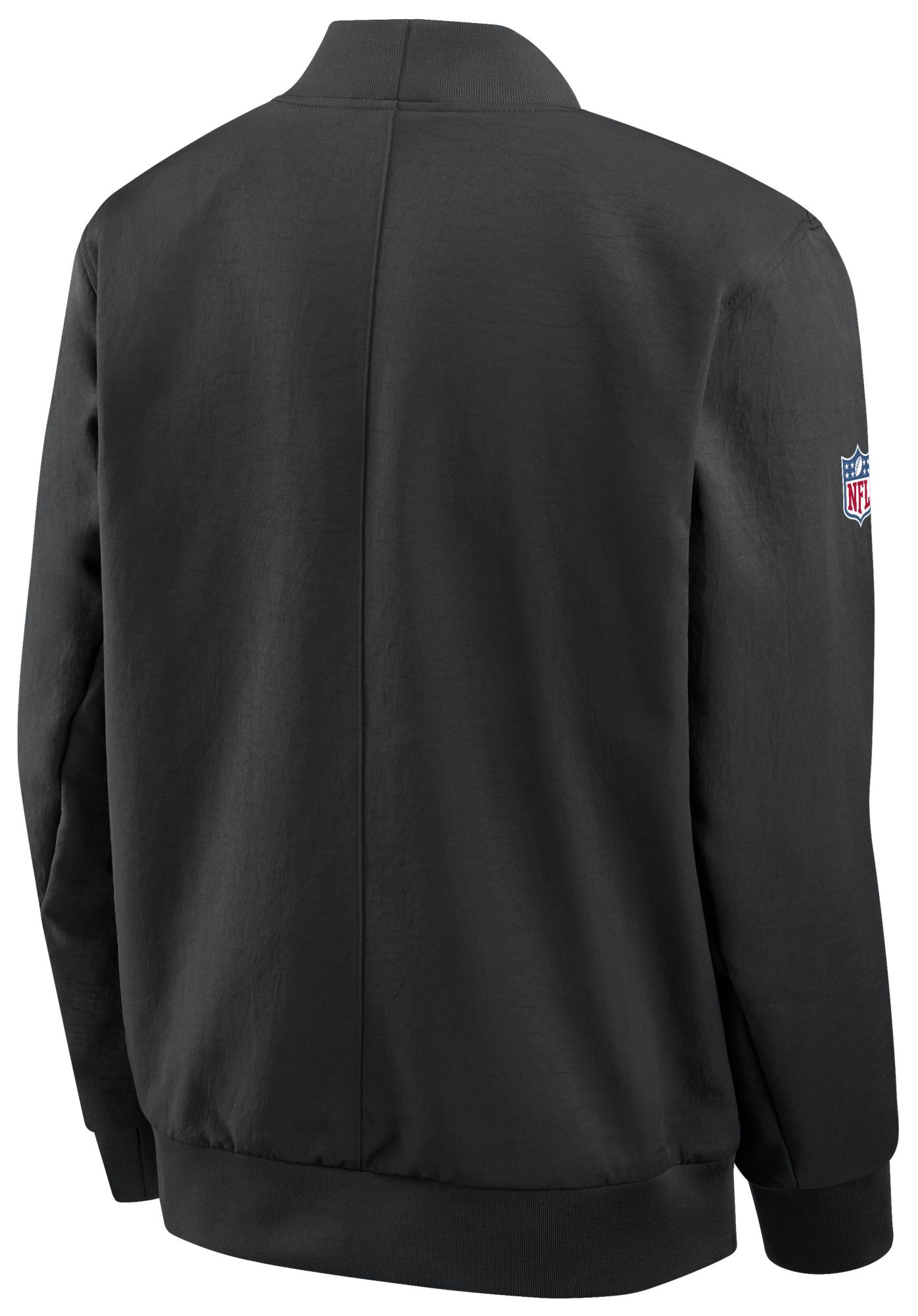 Nike Men's Carolina Panthers Black Logo Bomber Jacket product image