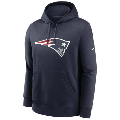 Nike Men's New England Patriots Dark Grey Heather Tech Fleece Full