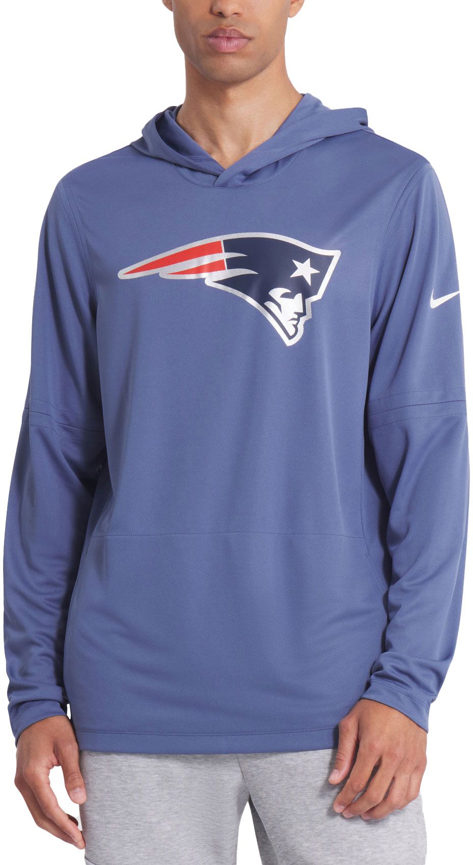 Nike Men's New England Patriots NFL Rivalries Hooded Long Sleeve T-Shirt product image