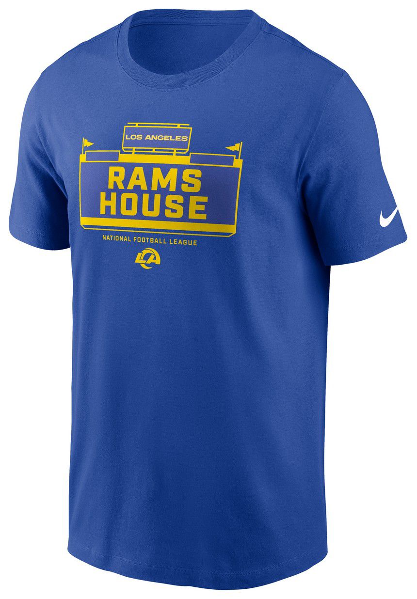 Nike Men's Los Angeles Rams Cotton Essential Local Game Royal T-Shirt product image