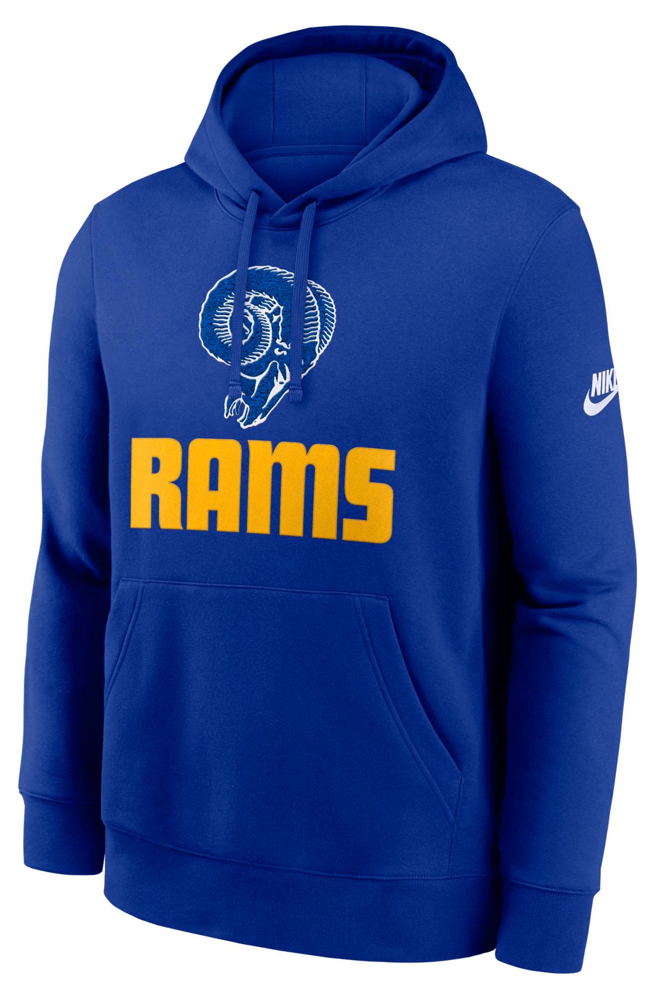 Nike Men's Los Angeles Rams Old Royal Rewind Club Fleece Pullover Hoodie product image