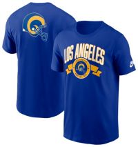 売れ筋商品|||ナイキ Tシャツ トップス レディース Men's  Los Angeles Rams Rewind Logo Tri-Blend T-shirt  Men's Nike Royal Los Angeles Rams Rewind Logo Tri-Blend T