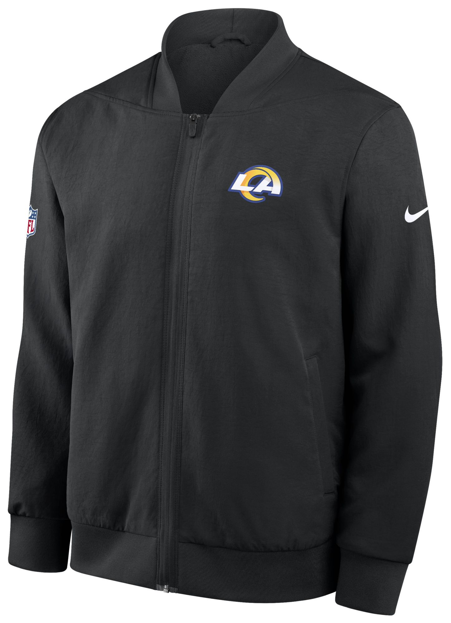 Nike Men's Los Angeles Rams Black Logo Bomber Jacket product image