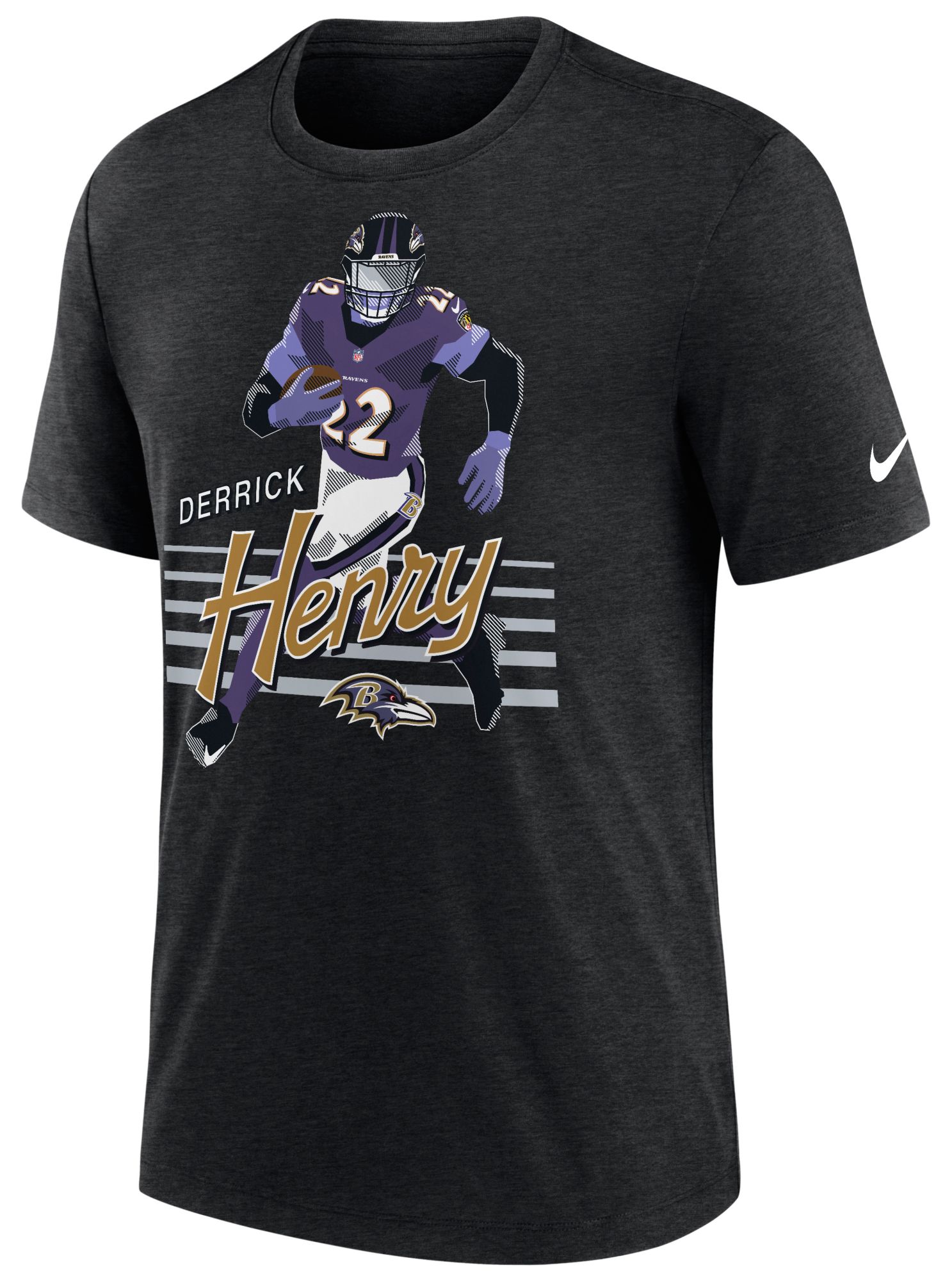 Nike Men's Baltimore Ravens Derrick Henry Black Local T-Shirt product image