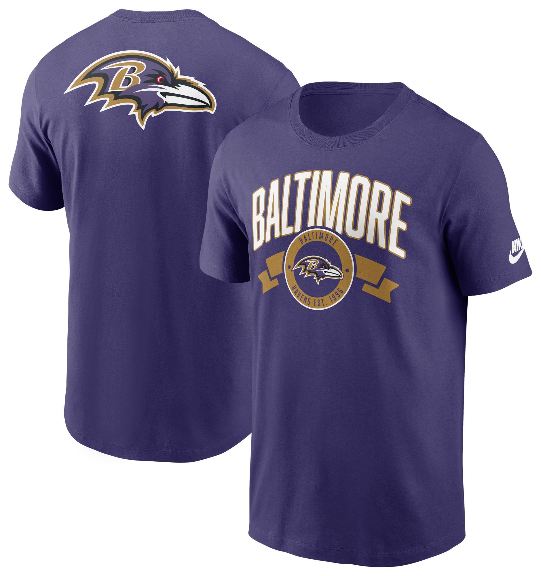Nike Men's Baltimore Ravens New Orchid Rewind Patch T-Shirt product image