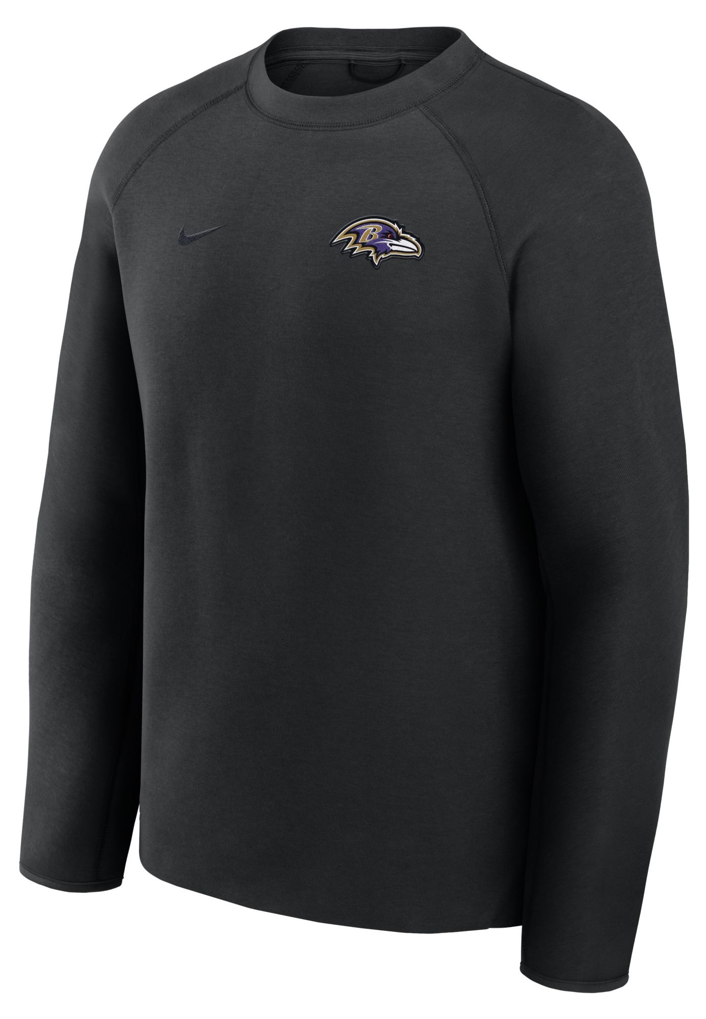 Nike Men's Baltimore Ravens Black Tech Fleece Crewneck Sweatshirt product image