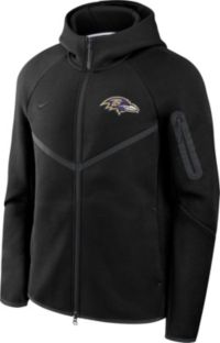 Nike Men's Baltimore Ravens Black Tech Fleece Full-Zip Windrunner