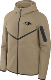 Nike Men's Baltimore Ravens Olive Tech Fleece Full-Zip Windrunner