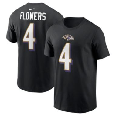 sorry, Nike Men's Baltimore Ravens Zay Flowers #4 Black T-Shirt is currently out of stock