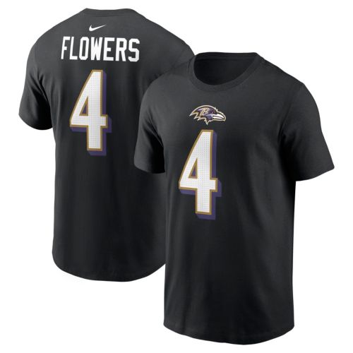 Nike Men's Baltimore Ravens Lamar Jackson #8 Black T-Shirt