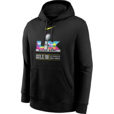 Nike Men's 2025-26 Super Bowl LX Black Club Pullover Hoodie