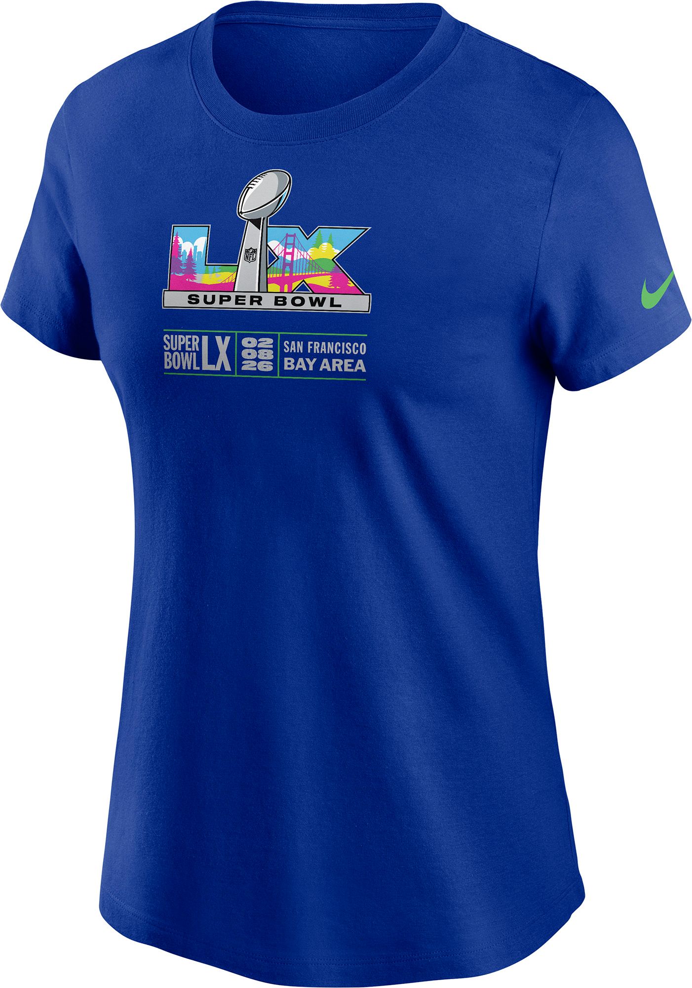 Nike Women's 2025-26 Super Bowl LX Royal Essential T-Shirt product image