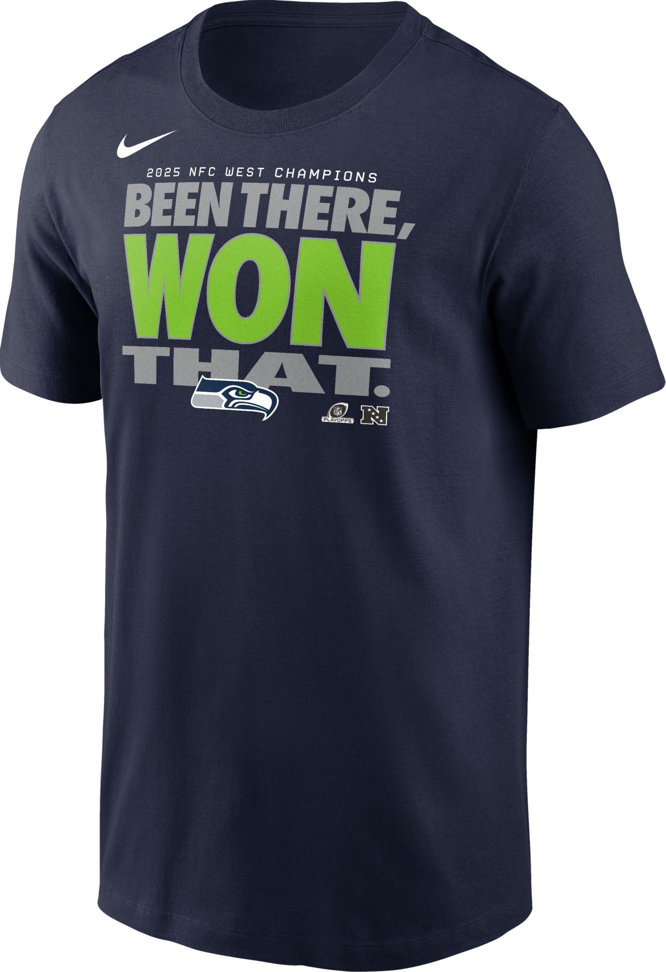 Nike Adult Seattle Seahawks 2025 NFC West Champions Locker Room T-Shirt product image