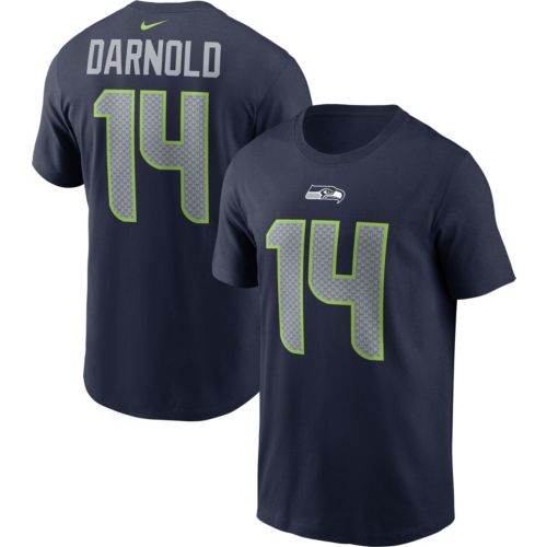 Nike Men's Seattle Seahawks Sam Darnold #14 Navy Game Jersey