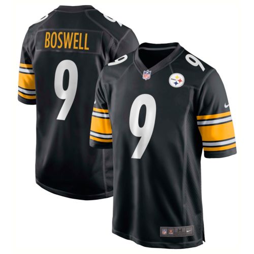 Nike Men's Pittsburgh Steelers Zach Frazier #54 Black Game Jersey