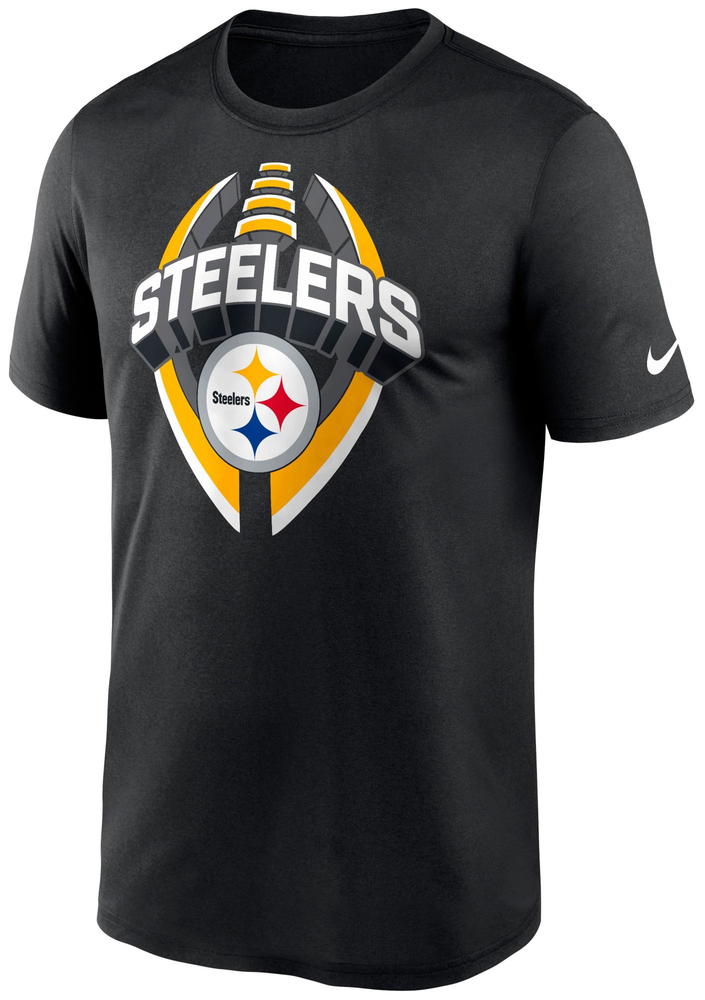 Nike Men's Pittsburgh Steelers Black Legend Icon T-Shirt product image