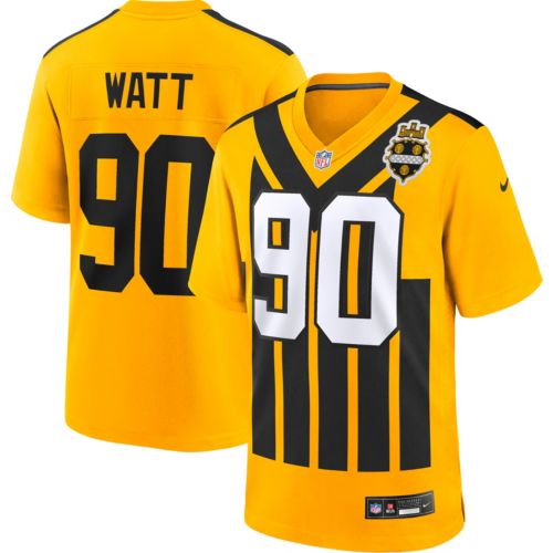 Nike Men's Pittsburgh Steelers T.J. Watt #90 White Game Jersey