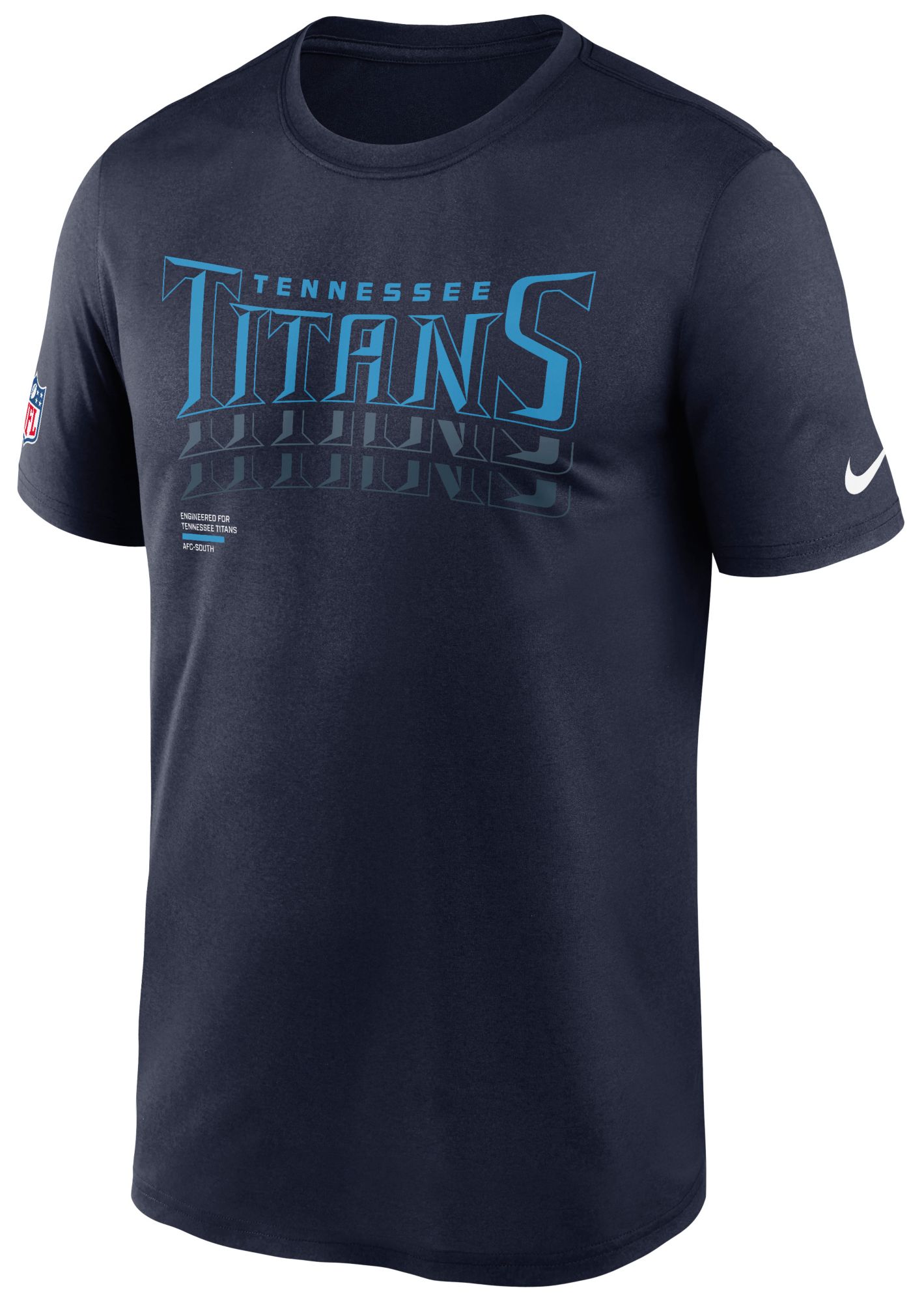 Nike Men's Tennessee Titans College Navy Legend Repeat T-Shirt product image
