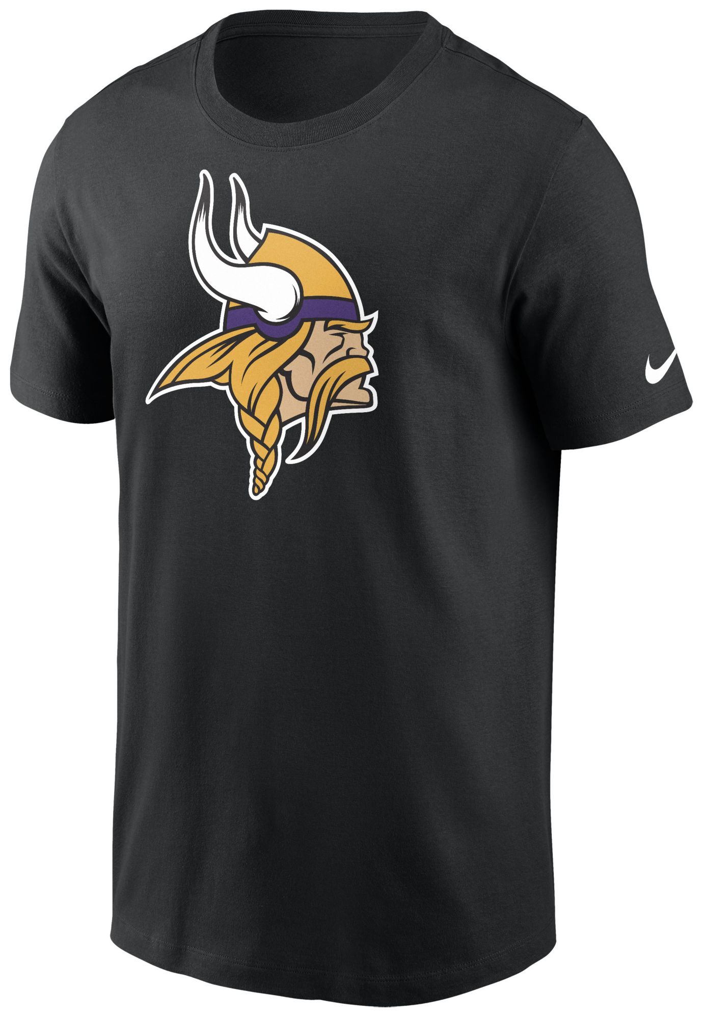 Nike Men's Minnesota Vikings Black Essential Logo T-Shirt product image