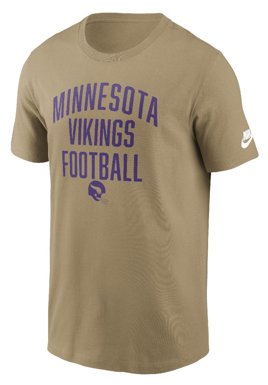 Nike Men's Minnesota Vikings Parachute Beige Essential T-Shirt product image