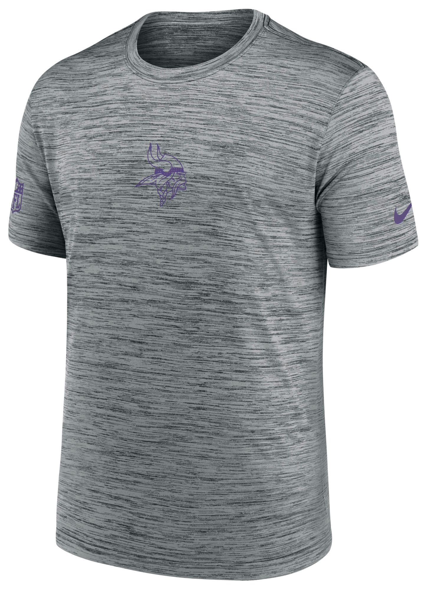 Nike Men's Minnesota Vikings Dark Grey Heather Velocity T-Shirt product image