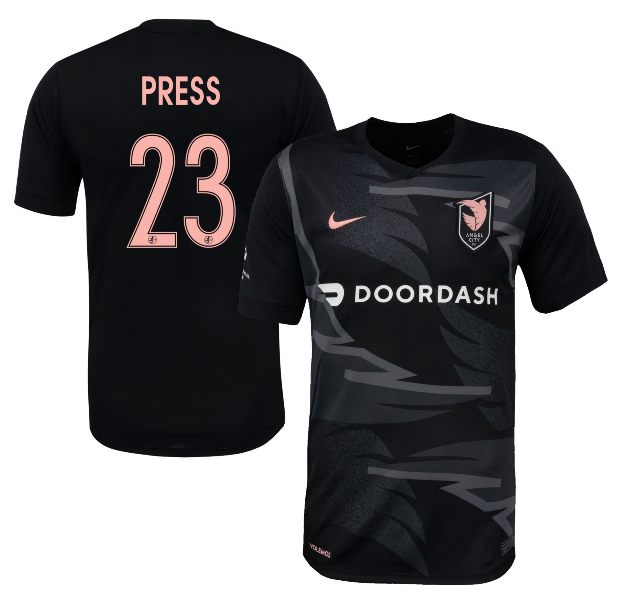 Nike Men's Angel City FC Christen Press #23 Black Home Replica Jersey product image