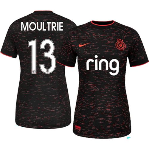 Nike Youth Portland Thorns Olivia Moultrie #13 Black Away Replica