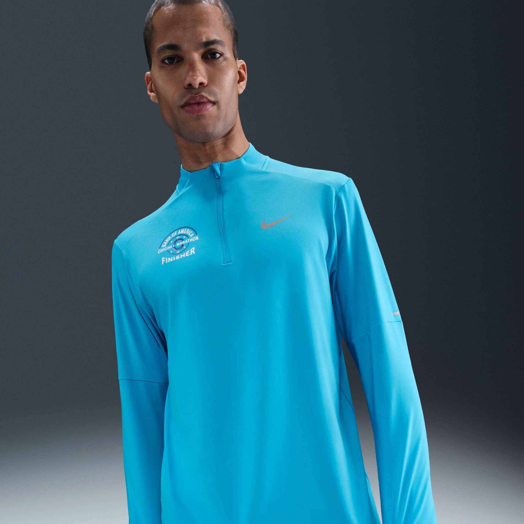 Nike Men's Dri-FIT Element 2025 Chicago Marathon 1/4 Zip Shirt product image