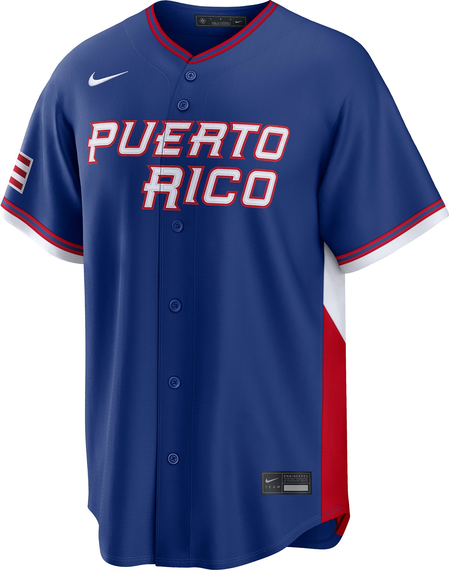 Nike Men's 2026 World Baseball Classic Puerto Rico Blank Road Jersey product image
