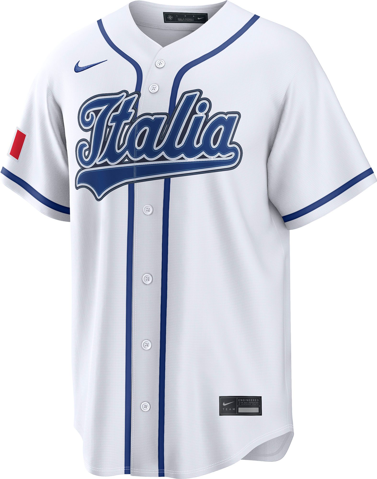 Nike Men's World Baseball Classic 2026 Italy White Blank Stadium Home Jersey product image