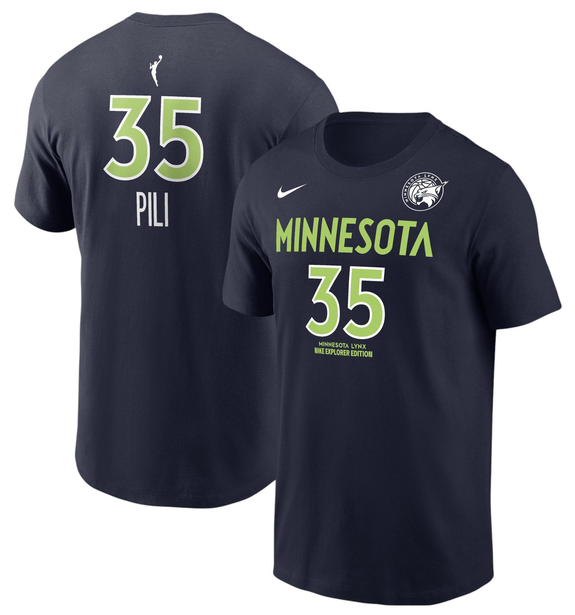 Nike Adult Minnesota Lynx Alissa Pili #35 Navy T-Shirt product image