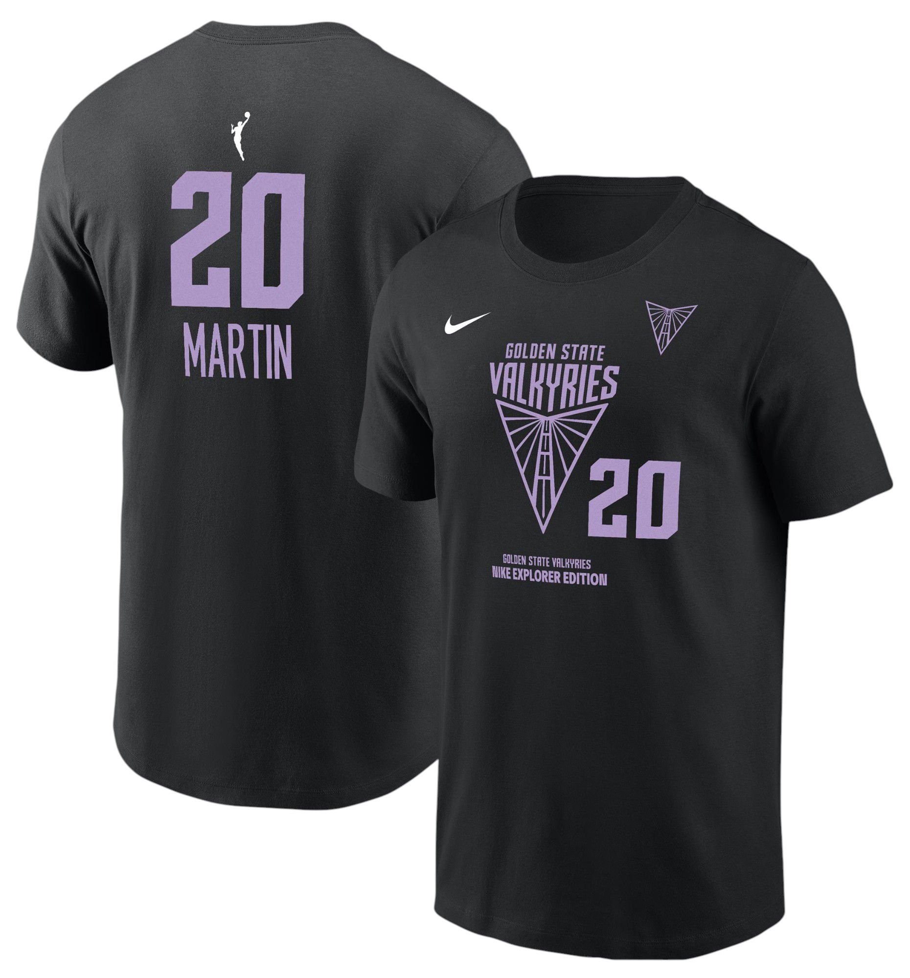 Nike Adult Golden State Valkyries Kate Martin Black T-Shirt product image