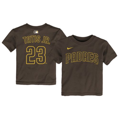 Nike Boys' San Diego Padres Brown Fernando Tatis Jr. #23 Home T