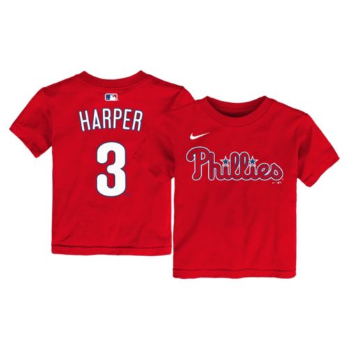 Nike Toddler Philadelphia Phillies White Bryce Harper #3 Home Game