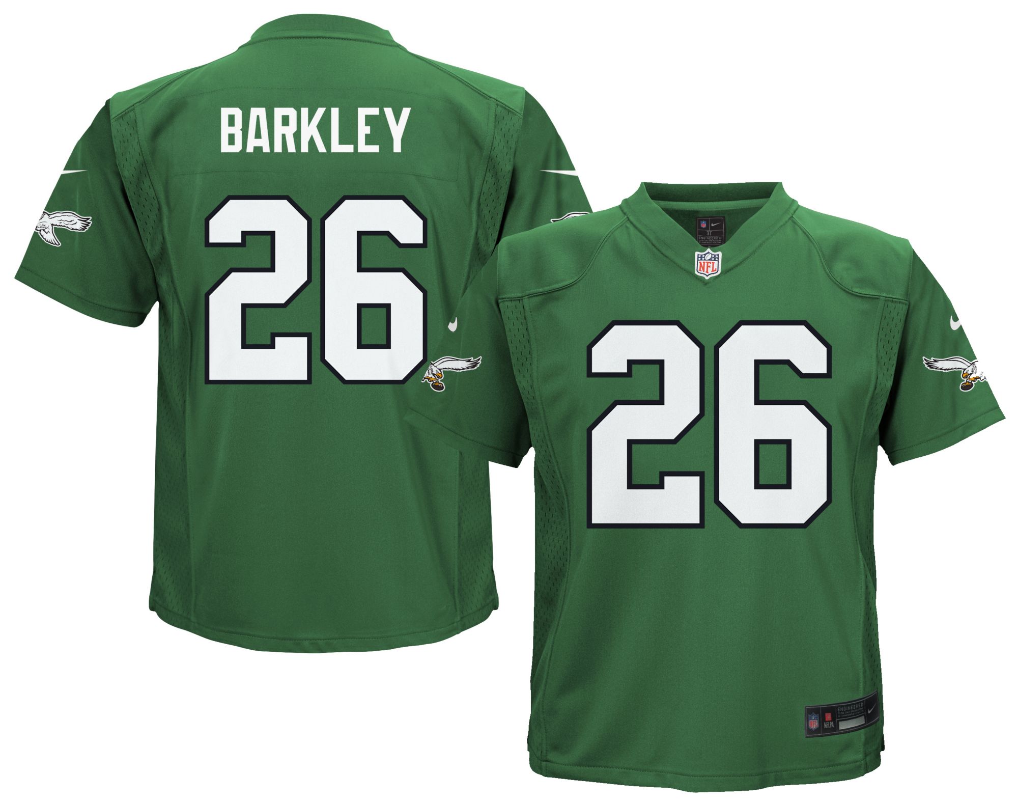 Nike Toddler Philadelphia Eagles Saquon Barkley #26 Kelly Green Alternate Game Jersey product image