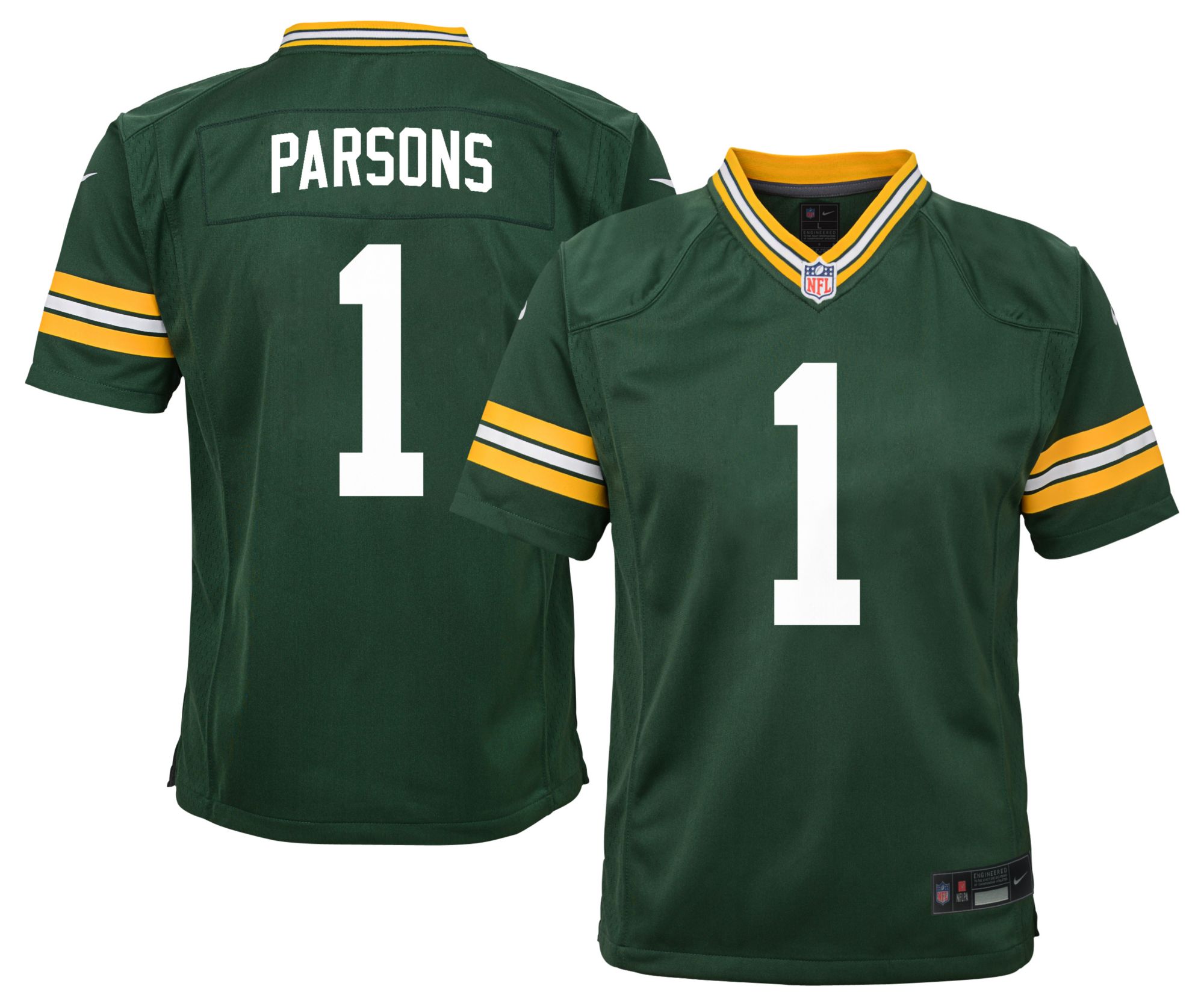 Nike Toddler Green Bay Packers Micah Parsons #1 Green Home Jersey product image