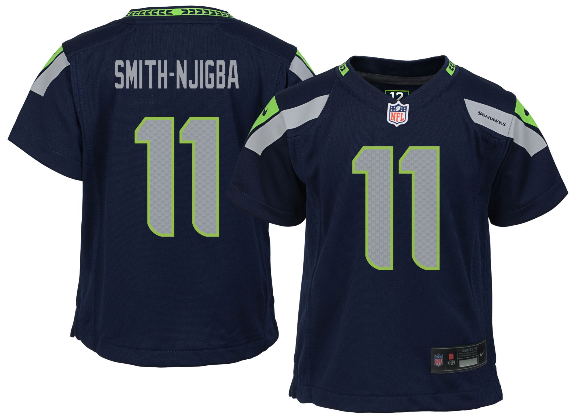 Nike Toddler Seattle Seahawks Jaxon Smith-Njigba #11 Navy Game Home Jersey product image