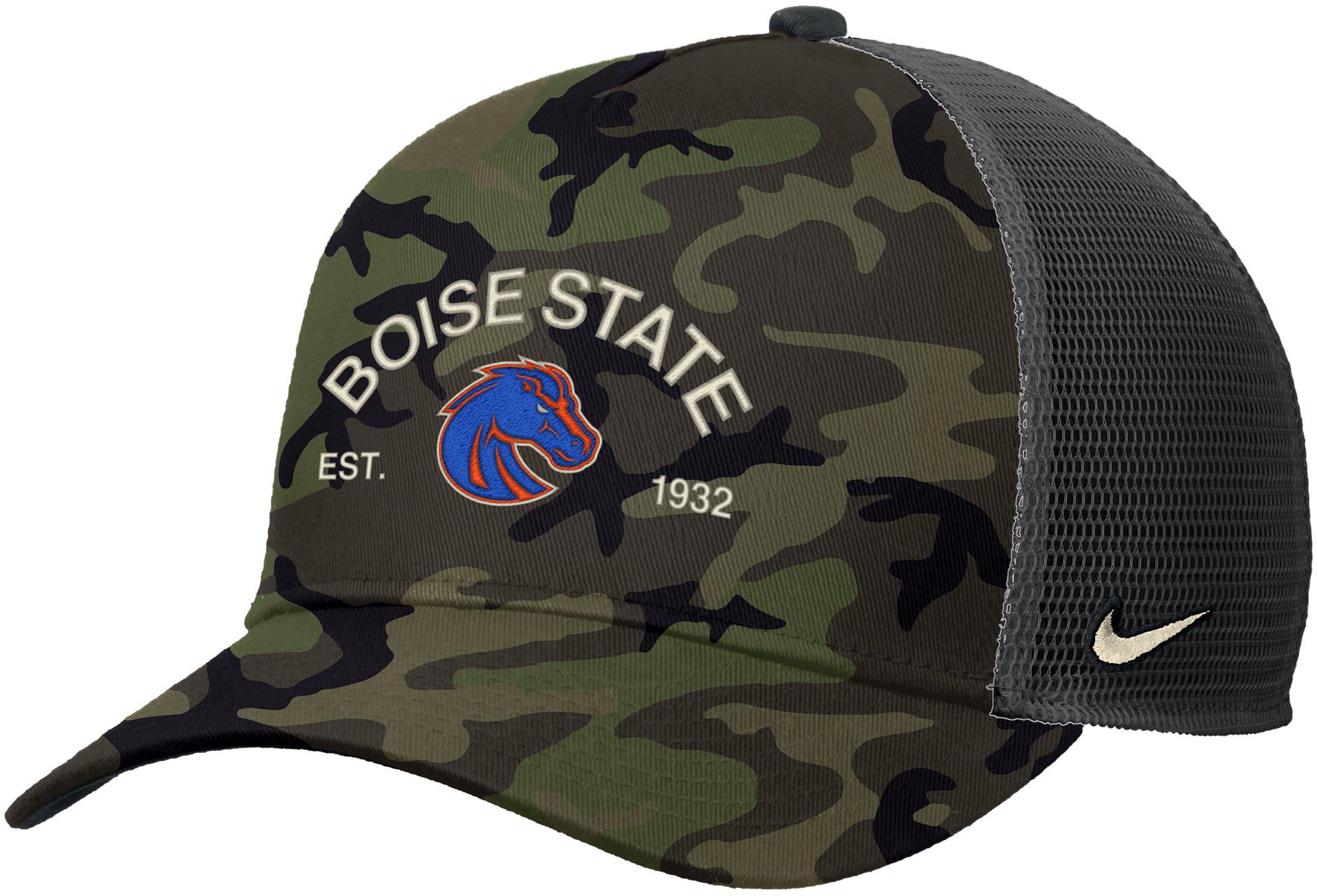 Nike Adult Boise State Broncos Camo 2025 Military Appreciation Trucker Hat product image