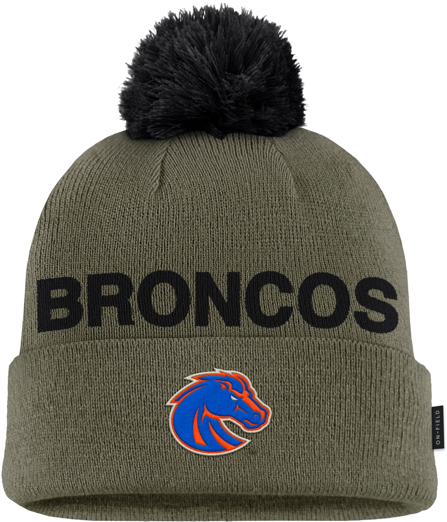 Nike Adult Boise State Broncos Medium Olive 2025 Military Appreciation Knit Beanie product image