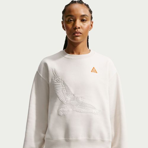 BRIEFING 新品　WOMEN’S HYBRID DOWN CREWNECK Nike Women's Pro Dri-FIT Loose Crew-Neck French Terry Sweatshirt
