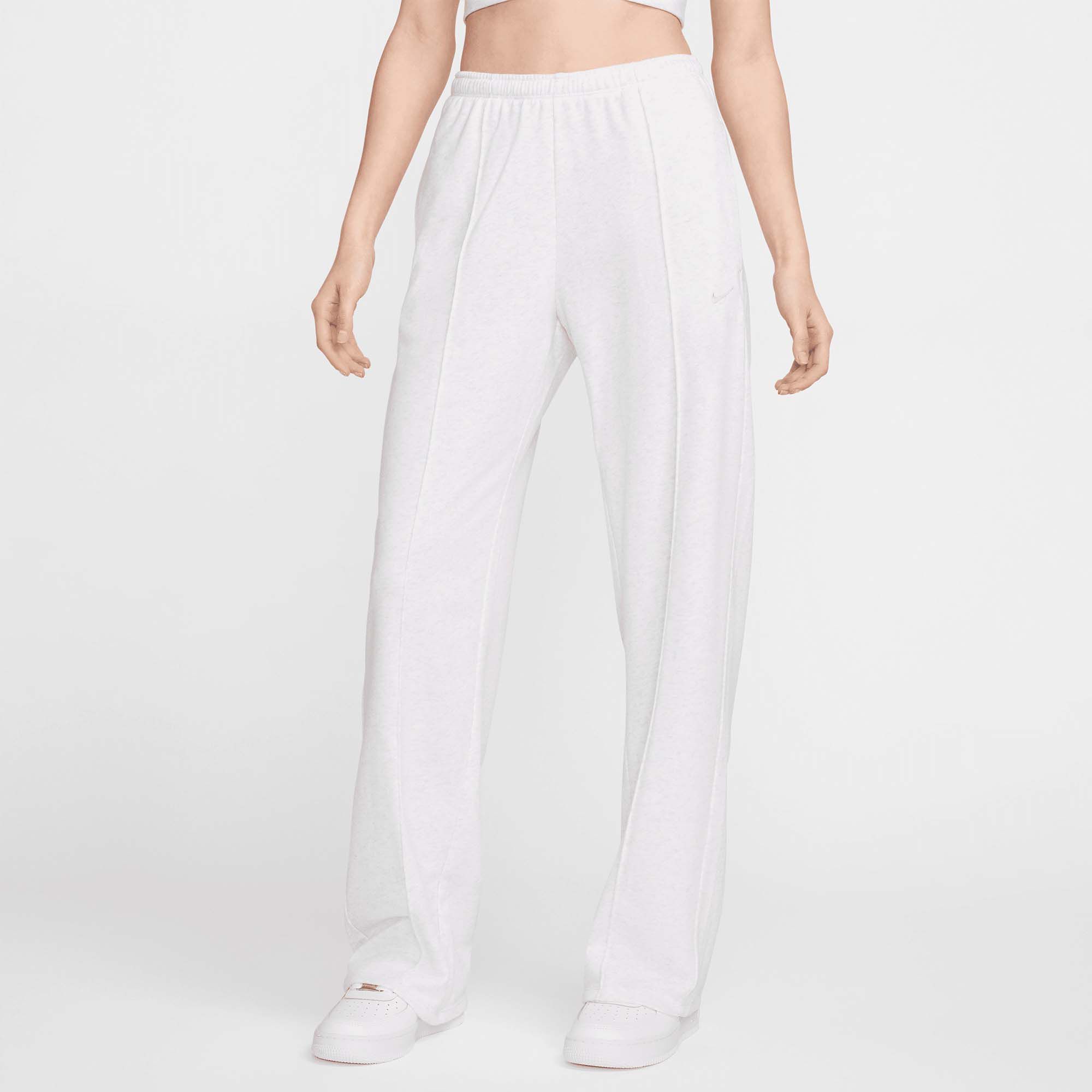 Nike Women's Sportswear Chill Mid-Rise French Terry Open-Hem Sweatpants product image