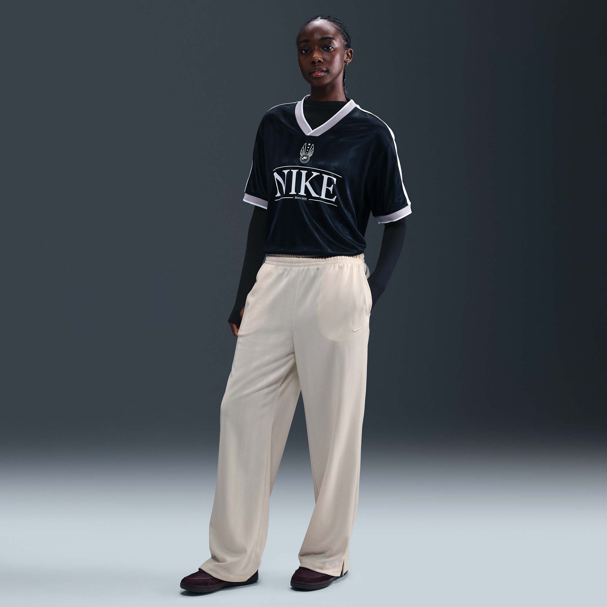 Nike Women's Sportswear Jacquard Striped Track Pants product image